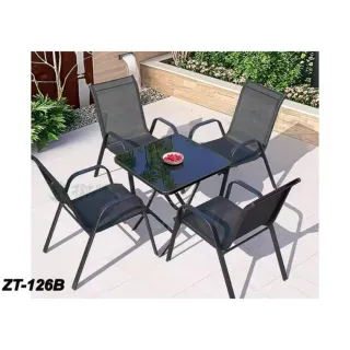 Fanar Table + 4 pcs Chair Set ZT126B