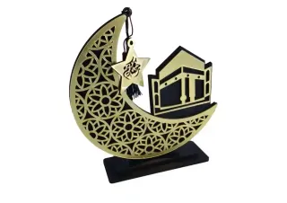 FANAR RAMADAN DECO MOON with STAND C24556