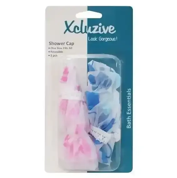 XCLUZIVE SHOWER CAP REUSABLE 2S