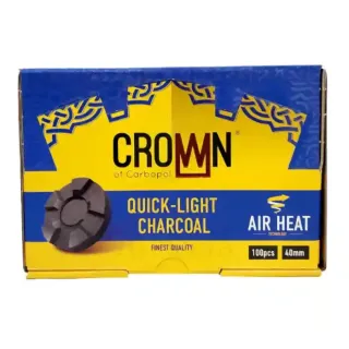 Crown Quick Light Charcoal 100Pcs