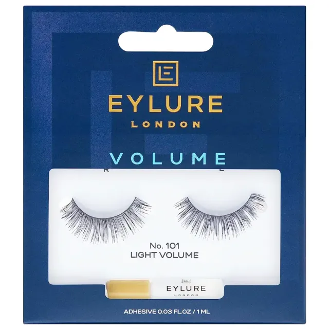 Eylure London Eye Lashes Light Volume With Adhesive No.101
