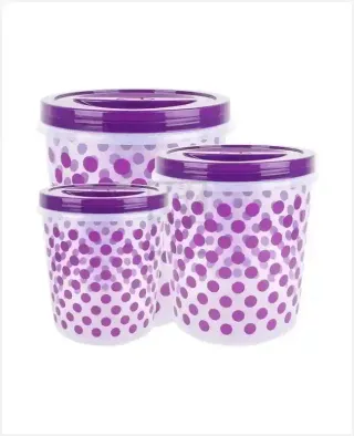 Ratan Crystal Container Set 3Pcs 30150