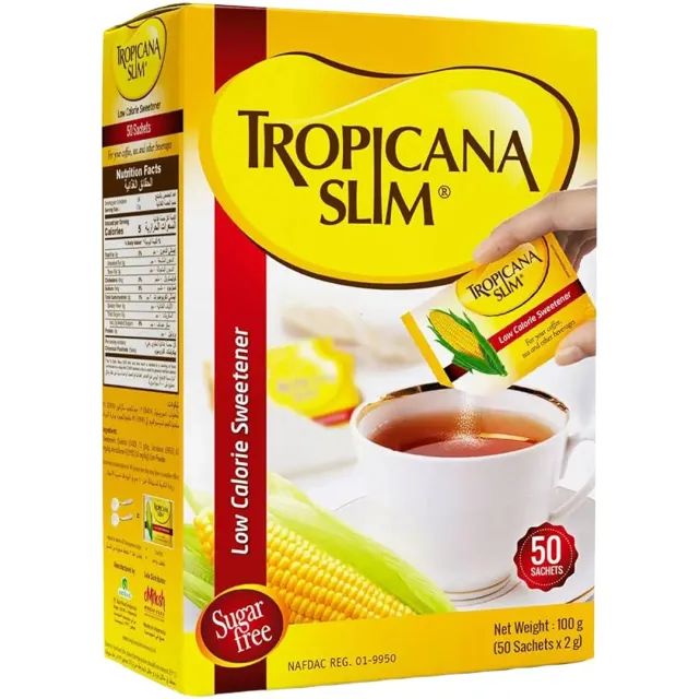 TROPICANA SLIM SWEETNER 50SCH