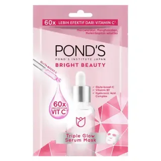 Pond's Bright Beauty Triple Glow Serum Mask, 20g