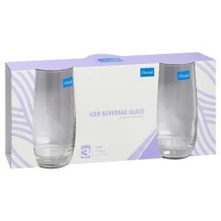 Ocean Glass Hi Ball Ivory 370ml 3-Piece Set