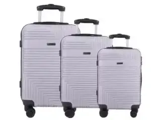 Nomad Grey Hard Trolley Set, 3 Pieces