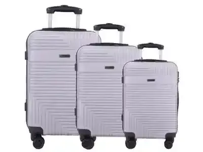 Nomad Grey Hard Trolley Set, 3 Pieces