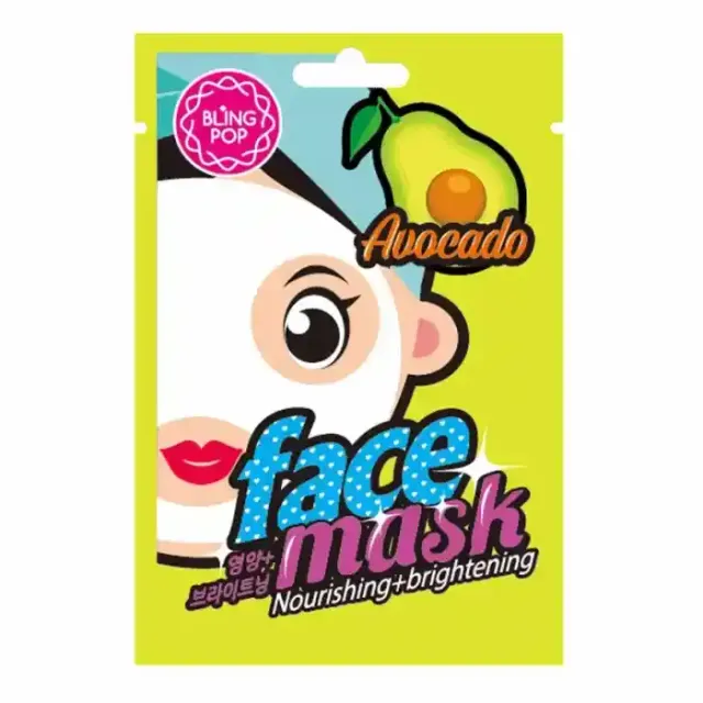 Bling Pop Nourishng Face Mask Avocado 8M
