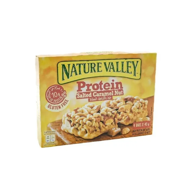 Nature Valley Protein Bar Salted Caramel & Nuts 40gx4 Pieces