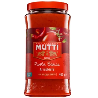 Mutti Parma Arrabbiata Pasta Sauce 100% Italian Tomatoes 400g
