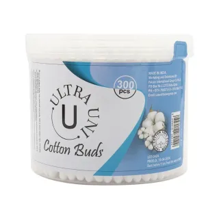 Ultra Uni Cotton Buds 300 Pieces