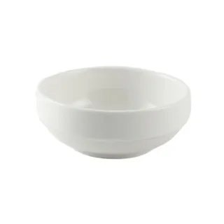 Porceletta Ivory Porcelain Rimmed Bowl 4.5 Inches 08-354