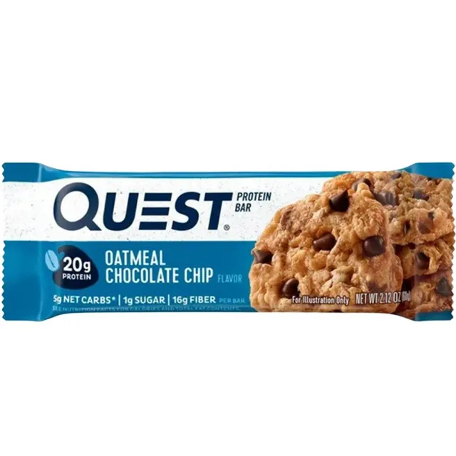 QUEST PROTEIN BAR OATMEAL CHOC CHIP 60G