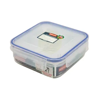 Biokips Food Saver Square with Separator Clear 700 ml