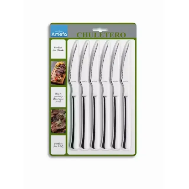 Amefa Steak Knives Set, 6 Pieces