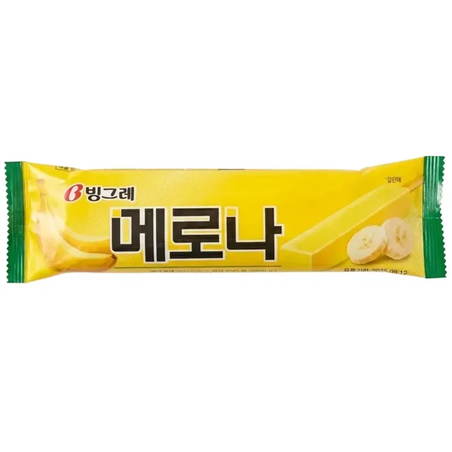 Binggrae Ice Cream Stick Melona Banana 75ml