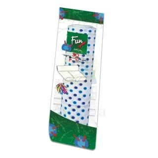 Fun Everyday Plastic Sufra Disposable Table Cover 1x1.2m Printed 30 Sheets Assorted Colors