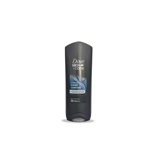 Dove Men Clean Body, Face & Hair Wash 250 ml