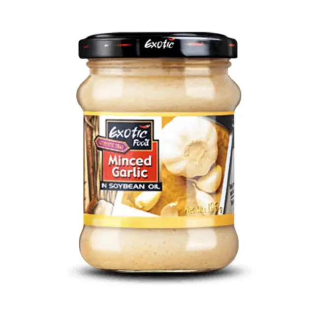 Exotic Minced Garlic in Soybean Oil 190g