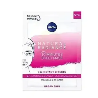Nivea Urban Skin Radiance Face Sheet Mask Argan Oil & Shea Butter 1 Mask