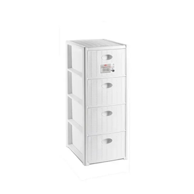 Stefanplast Plastic 4-Tier Drawer