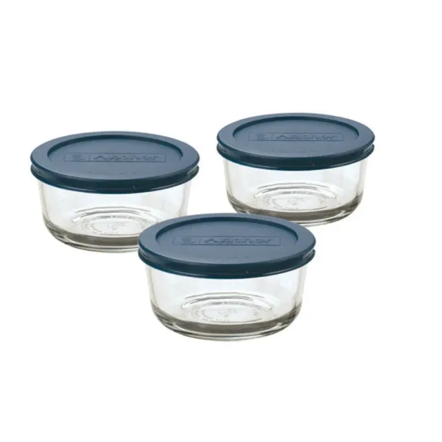 Anchor Hocking Food Storage Set Red 2 L