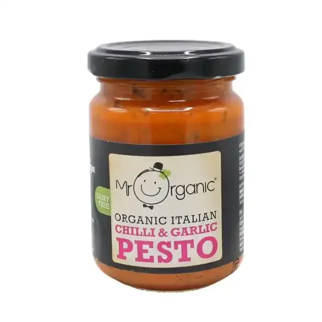 Mr. Organic Pesto Sauce Chili & Garlic 130g