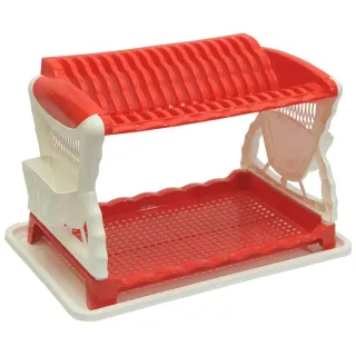Home Need Dish Rack 2-Tier with Tray