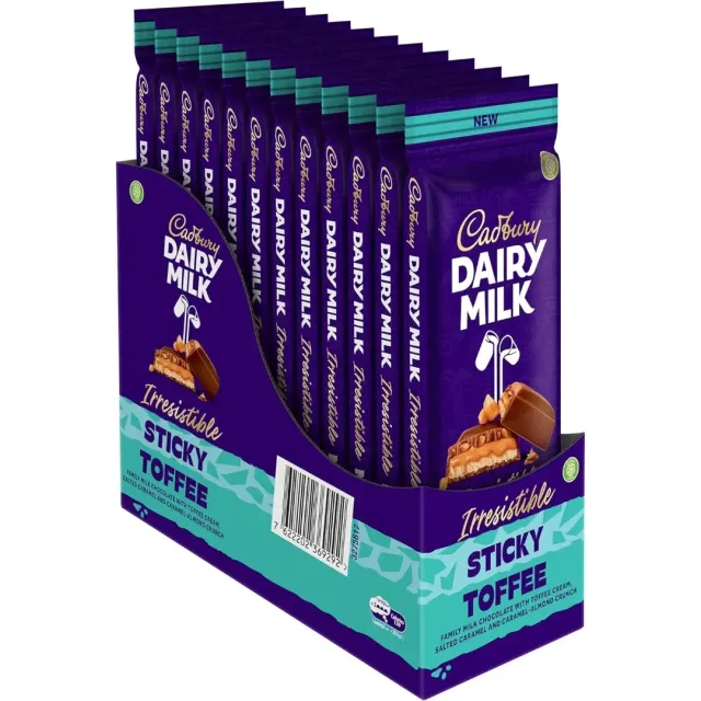 Cadbury Sticky Toffee 102gx12 Pieces
