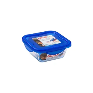 PYREX Square Dish with Lid 0.8L 285PG00