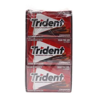 Trident Cinnamon Gums 26.6gx12 Pieces