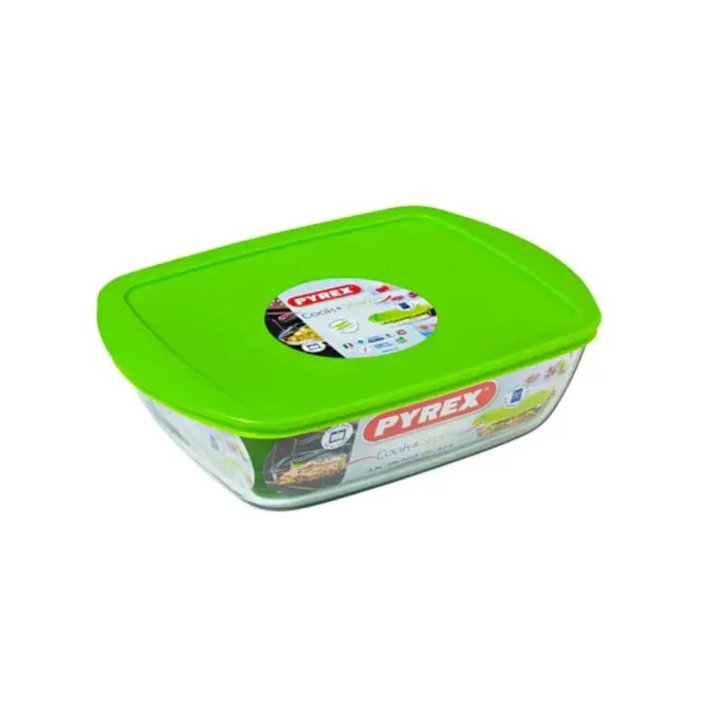 طبق بيريكس مربع بغطاء بلاستيكي 2.2 لتر 212P000