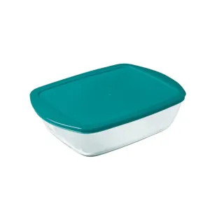 PYREX Rectangle Dish with Plastic Lid 1.2L 215P000