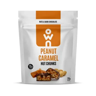 Own Nut Chunks Peanut Caramel 70g