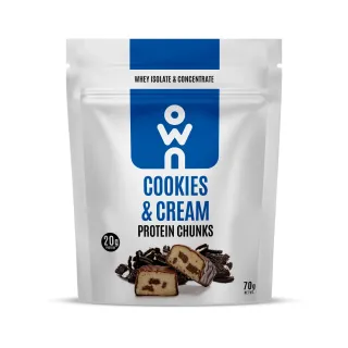 Own Protein Chunks Cookies & Cream 70g