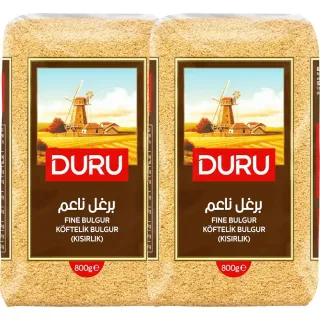 Duru Bulgur (wheat kernels) Assorted Pack 800gx2 Pieces
