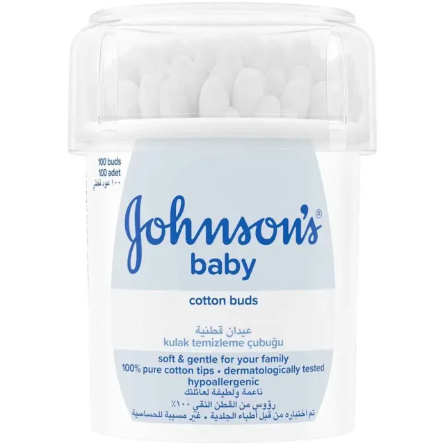 Johnson's Pure Baby Cotton Buds 100 Buds