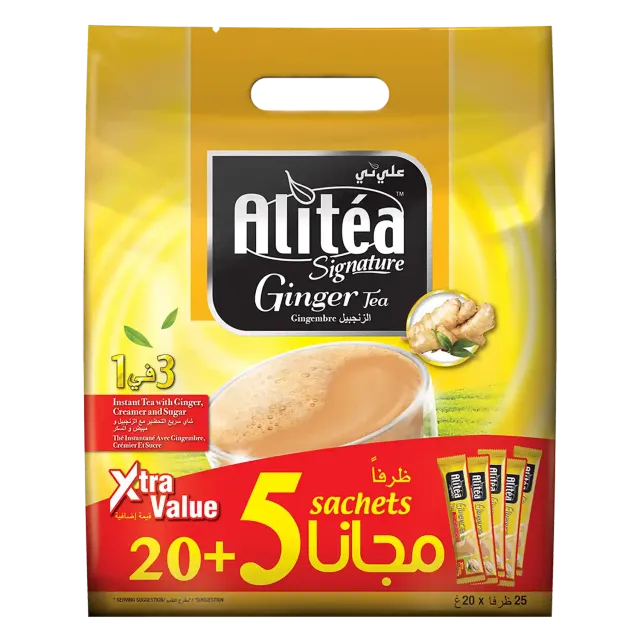 Alitea Signature 3-in-1ginger Tea 20gx25 Pieces