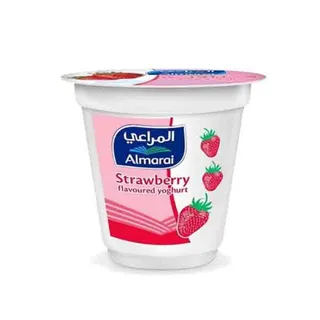 ALMARAI MAHER SET YOGHURT STRWBERY 100G
