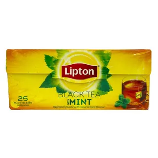 ليبتون - شاي اسود مع نعناع 25 فتلة
