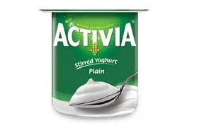 ACTIVIA STIRRED YOGURT PLAIN LIGHT 125GM