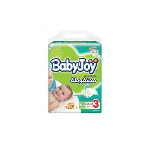 BABY JOY DIAPER MEDIUM NO 3 / 68 PCS