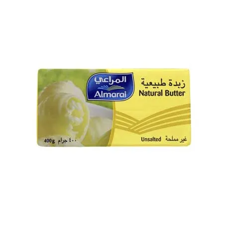 المراعي زبدة طبيعية غير مملحة 400 جرام
