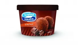 أيسكريم السعودية شوكلاتة 2 لتر