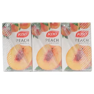 KDD PEACH JUICE  6 x  250ML