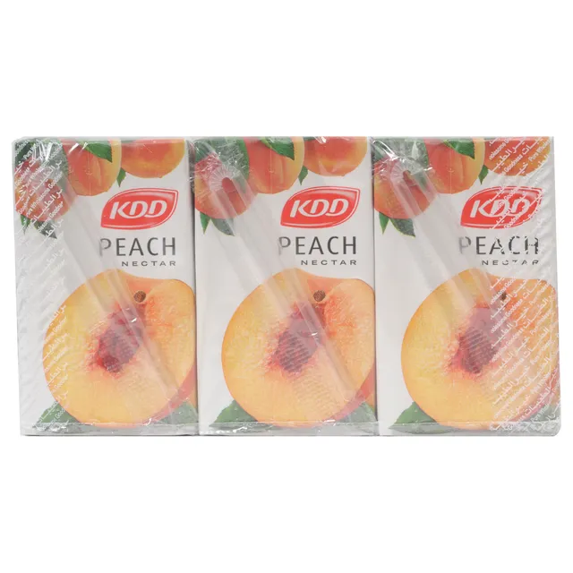 KDD PEACH JUICE 6 x 250ML