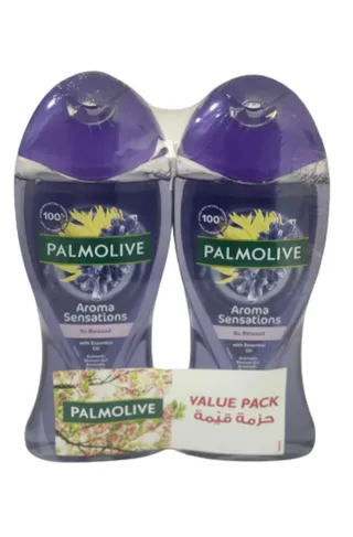 PALMOLIVE AROMA RELAX SHOWER GEL 2X250ML