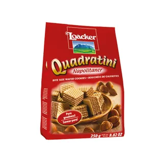 LOACKER QUADRATINI NAPOLITANER 250GR