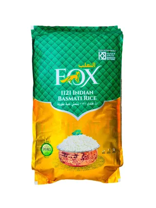 FOX BASMATI RICE 20 KG