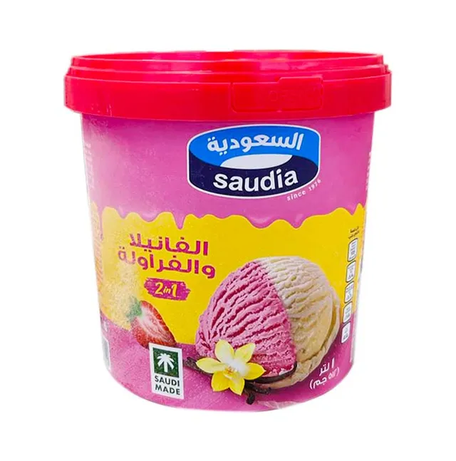 SAUDIA 2IN1 STRAWBERRY & VANILLA